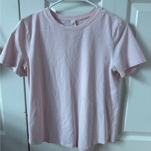 Lululemon Athletica Light Pink Short Sleeve Tee